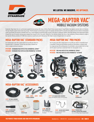 Dynabrade Mega-Raptor Vac Brochure