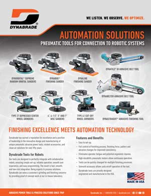 Dynabrade Automation & Robotics Solutions Brochure