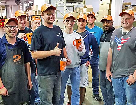 Dynabrade Warehouse Employees